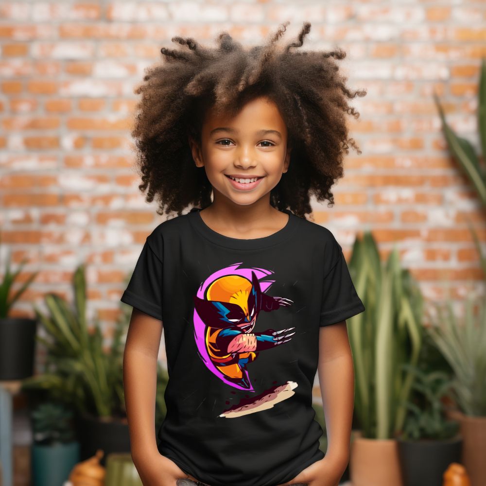 Camiseta Infanto Juvenil Personagens Wolverine X-men