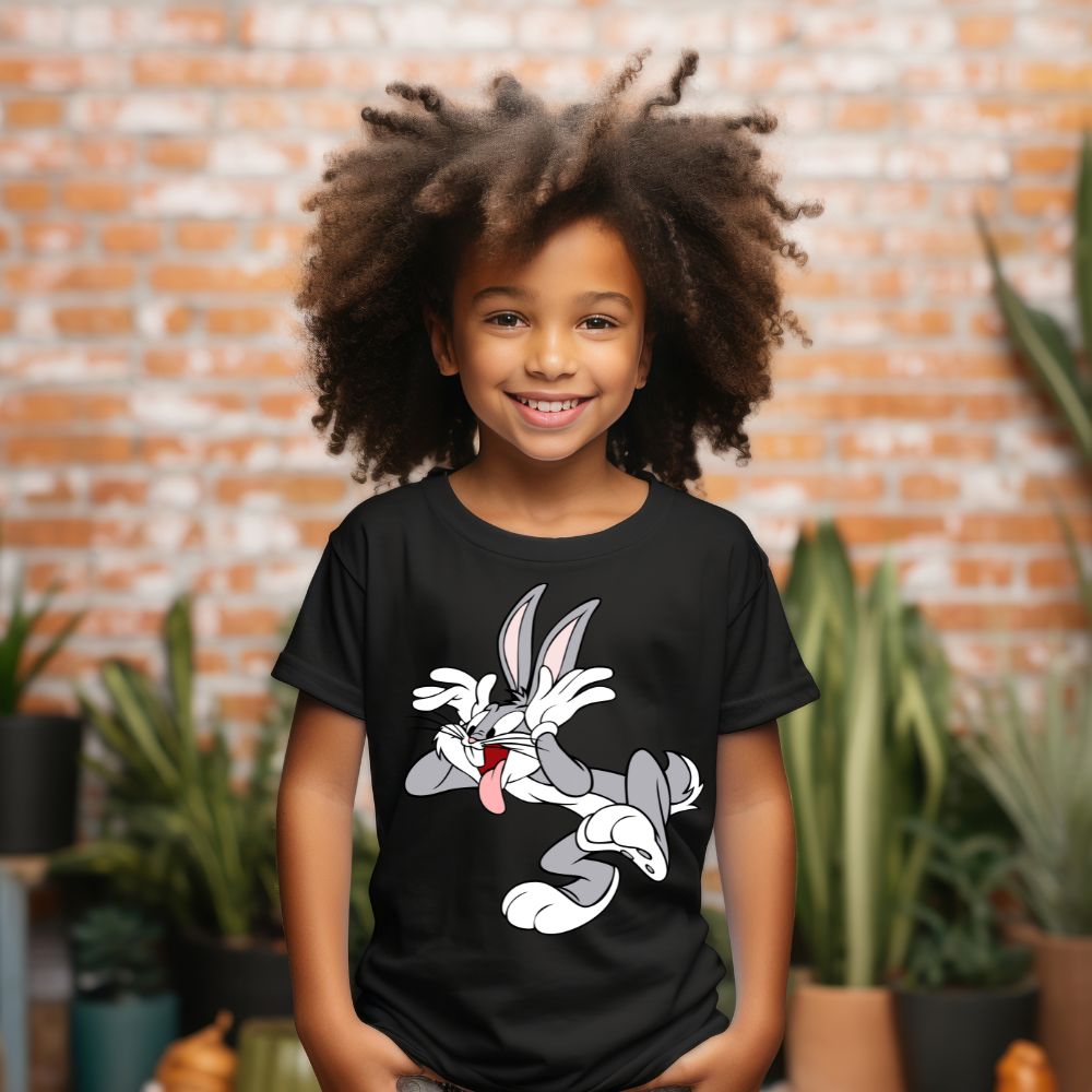 Camiseta Infanto Juvenil Personagens Pernalonga Careta