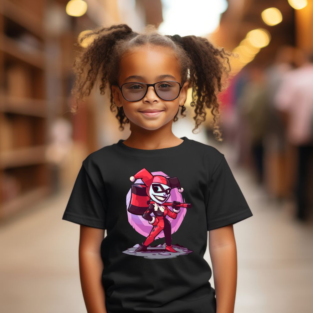 Camiseta Infanto Juvenil Personagens Arlequina Joker