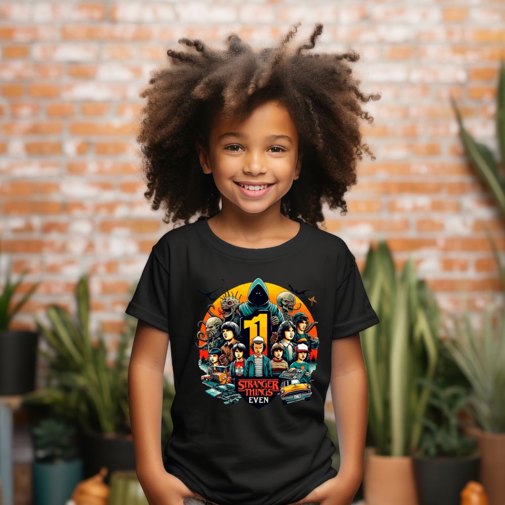 Camiseta Infanto Juvenil Personagens Stranger Things 02