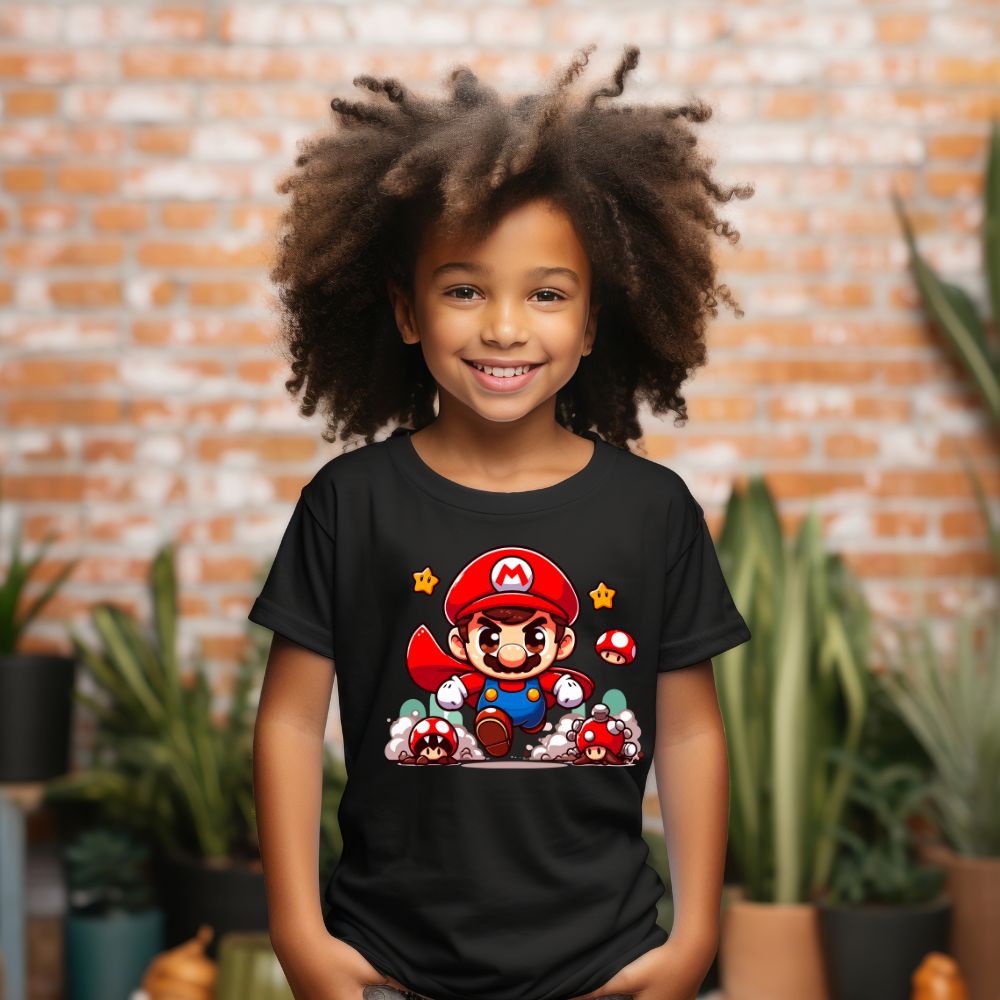 Camiseta Infanto Juvenil Personagens Super Mario World 02