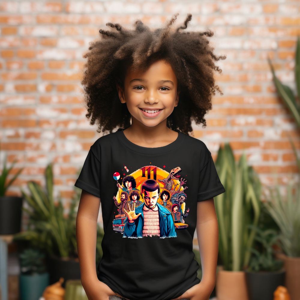 Camiseta Infanto Juvenil Personagens Stranger Things 03