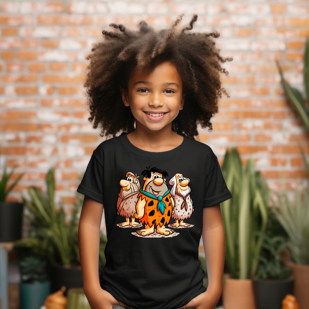 Camiseta Infanto Juvenil Personagens Infantil The Flintstones
