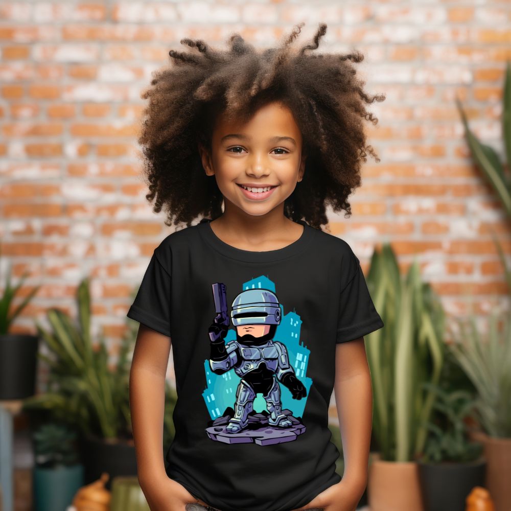 Camiseta Infanto Juvenil Personagens Robocop Personagem Games