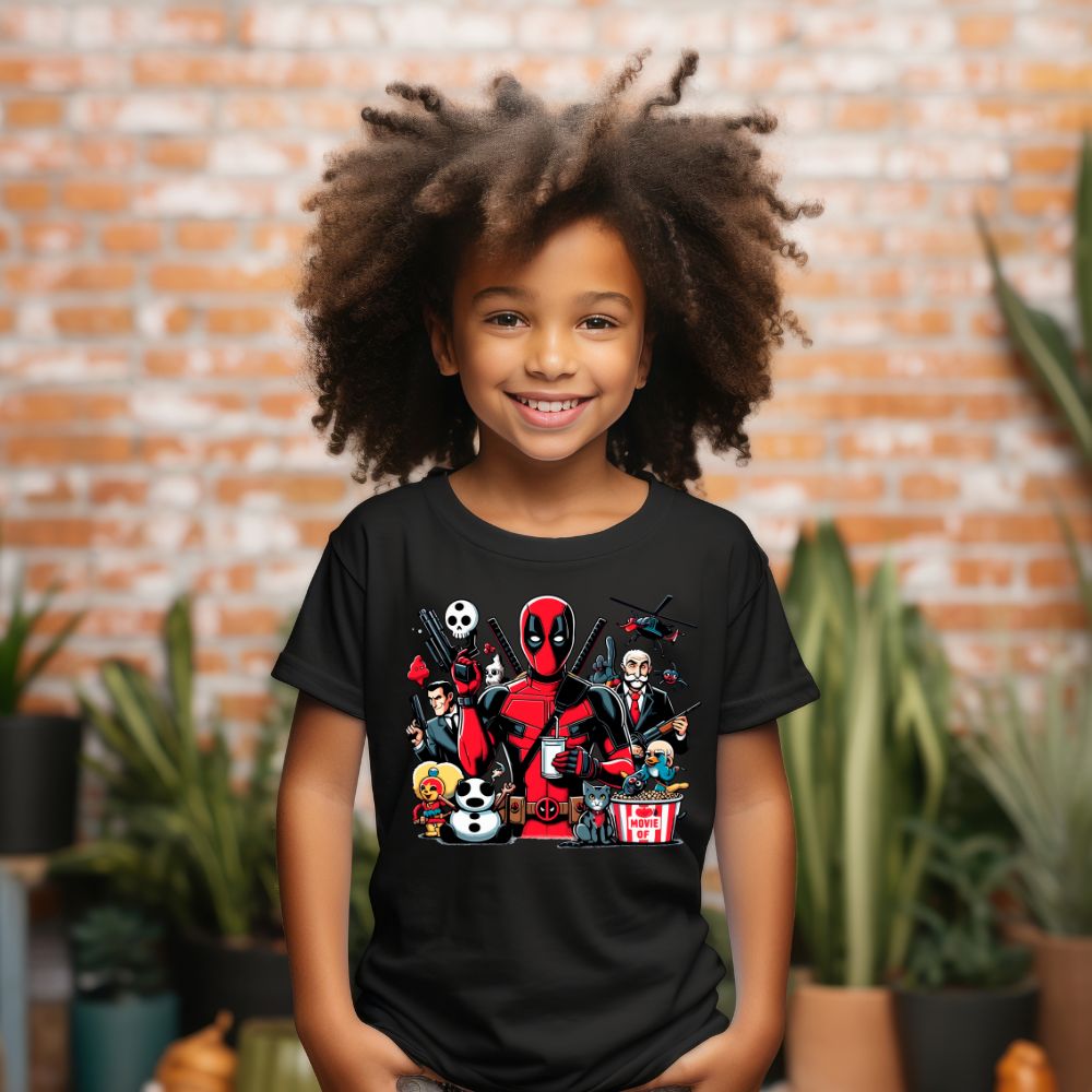 Camiseta Infanto Juvenil Personagens Deadpool