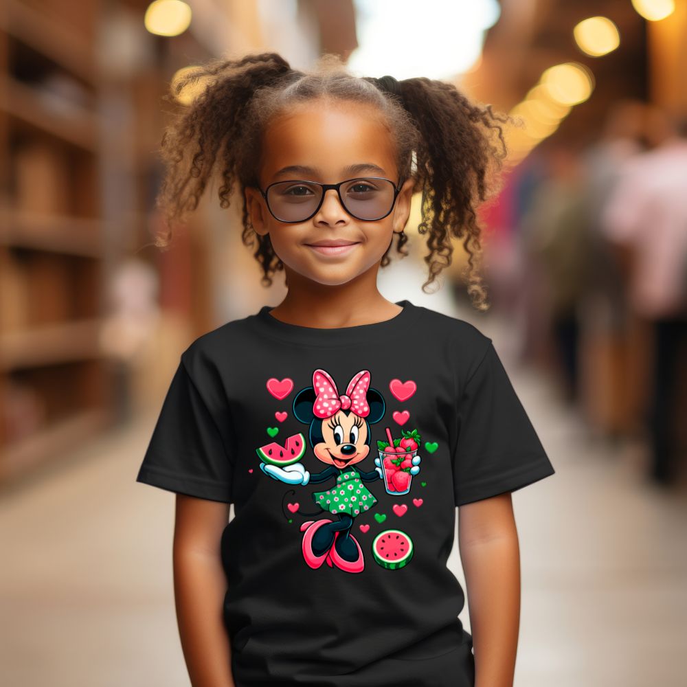 Camiseta Infanto Juvenil Personagens Minnie 08