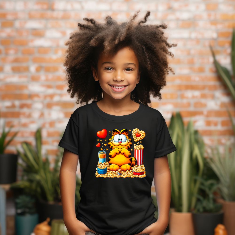 Camiseta Infanto Juvenil Personagens Garfield