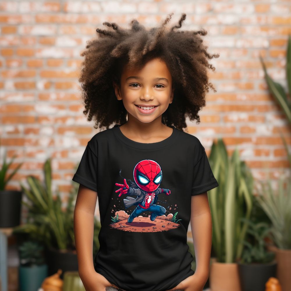 Camiseta Infanto Juvenil Personagens Spider man Homem Aranha