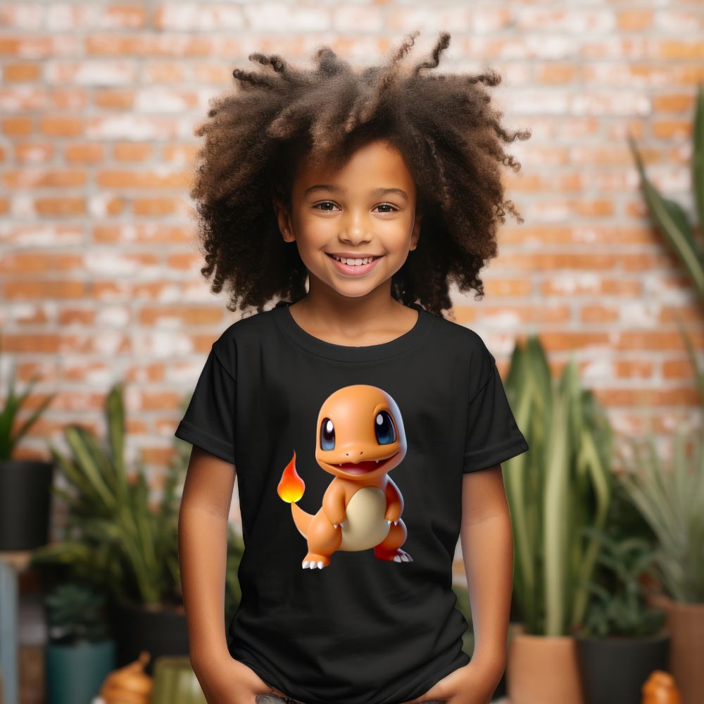 Camiseta Infanto Juvenil Personagens Pikachu Pokémon Clássico 08