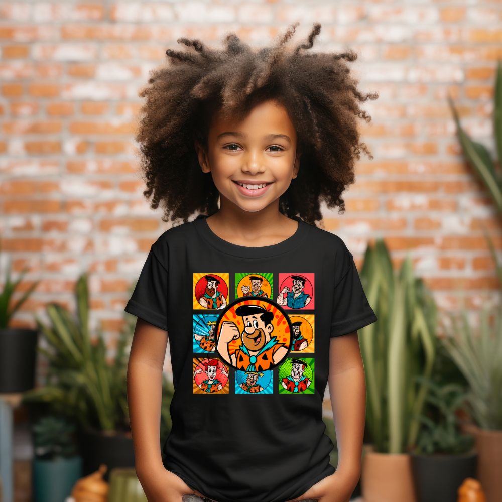 Camiseta Infanto Juvenil Personagens The Flintstones
