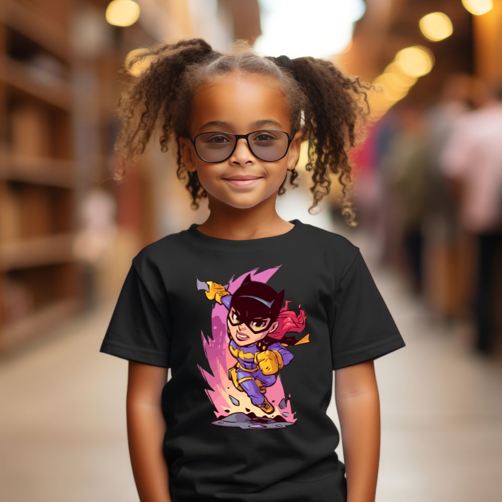 Camiseta Infanto Juvenil Personagens Mulher Gato