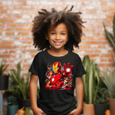 Camiseta Infanto Juvenil Personagens Homem De Ferro Vingadores Stark