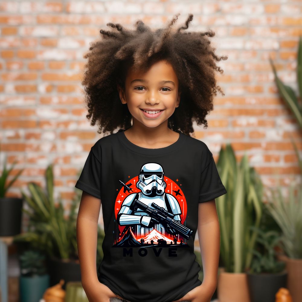Camiseta Infanto Juvenil Personagens Star Wars Geek Serie Darth Vader Kids