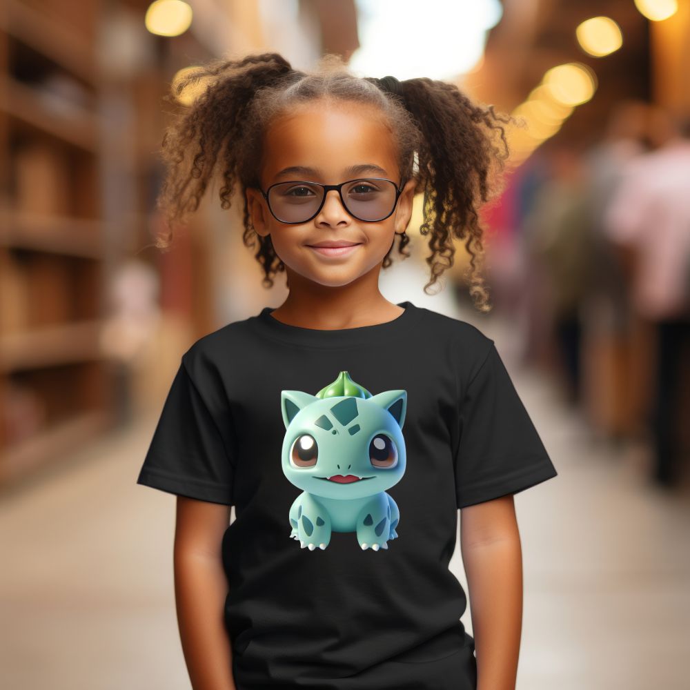 Camiseta Infanto Juvenil Personagens Pikachu Pokémon Clássico 07