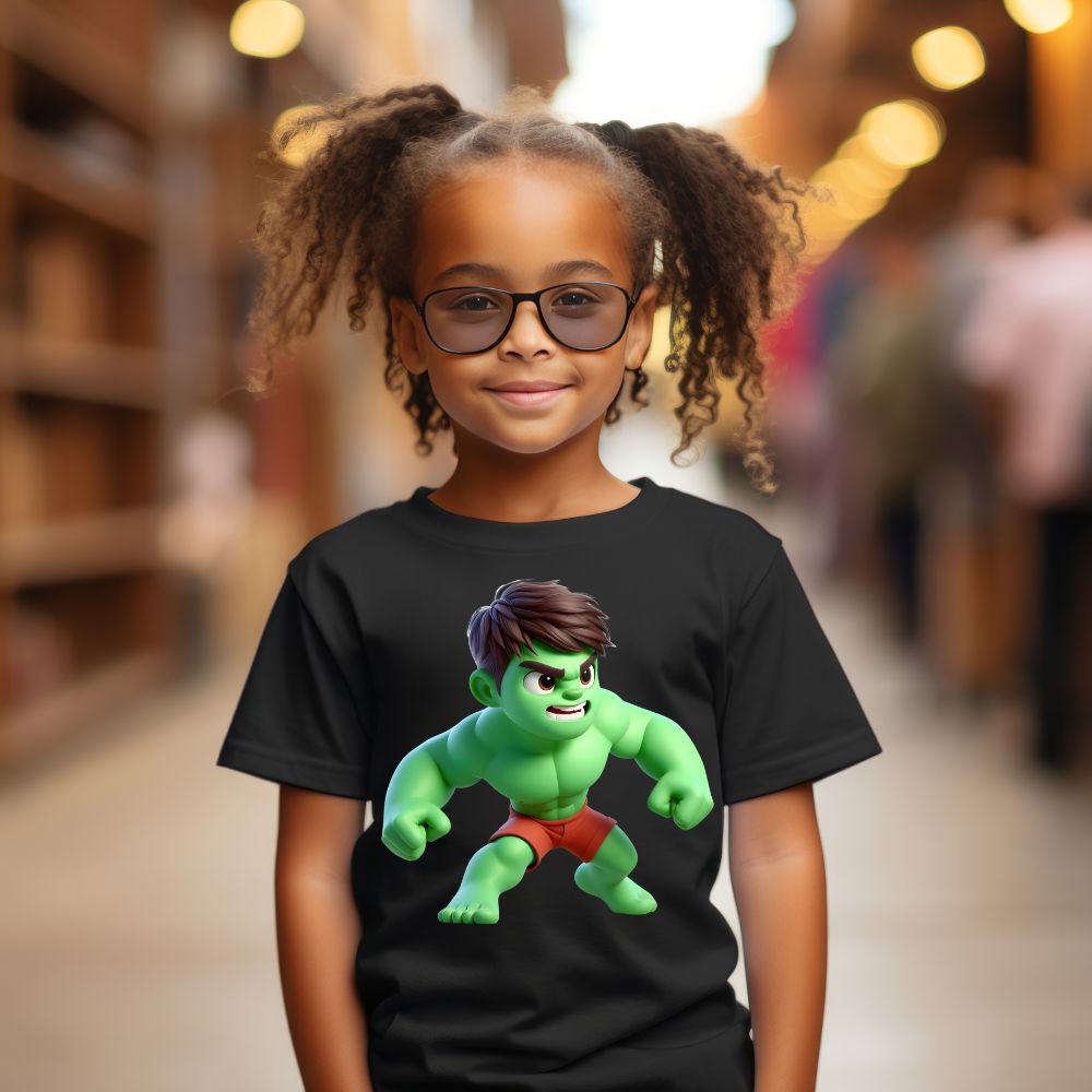 Camiseta Infanto Juvenil Personagens Hulk Mini Heróis-01