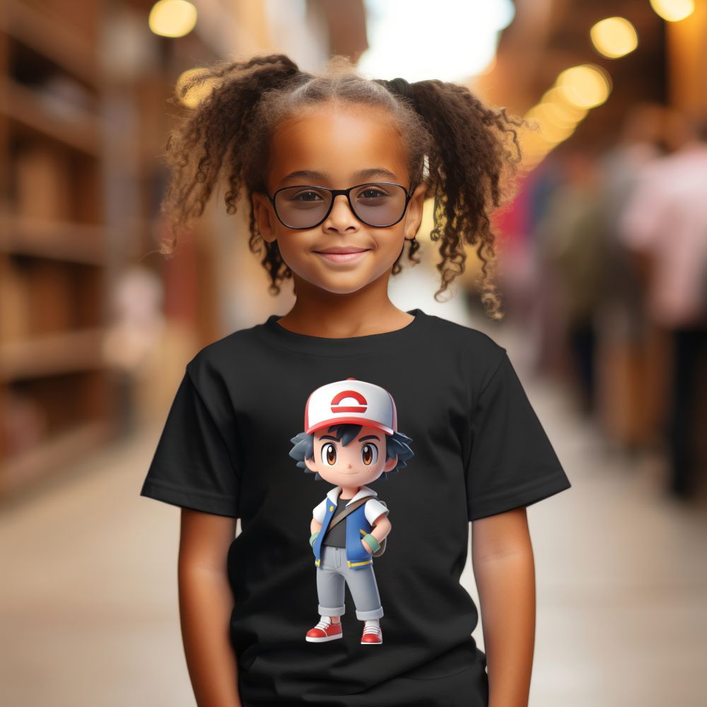 Camiseta Infanto Juvenil Personagens Pikachu Pokémon Clássico 06