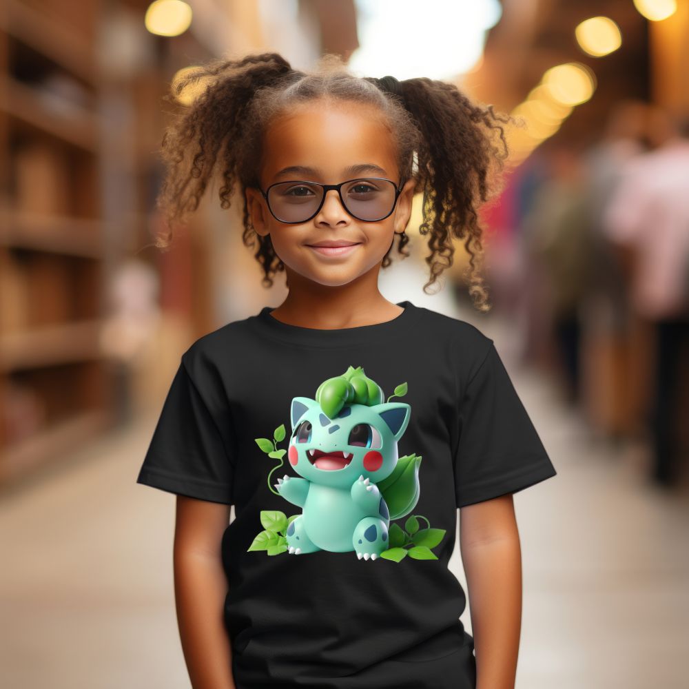 Camiseta Infanto Juvenil Personagens Pikachu Pokémon Clássico 09