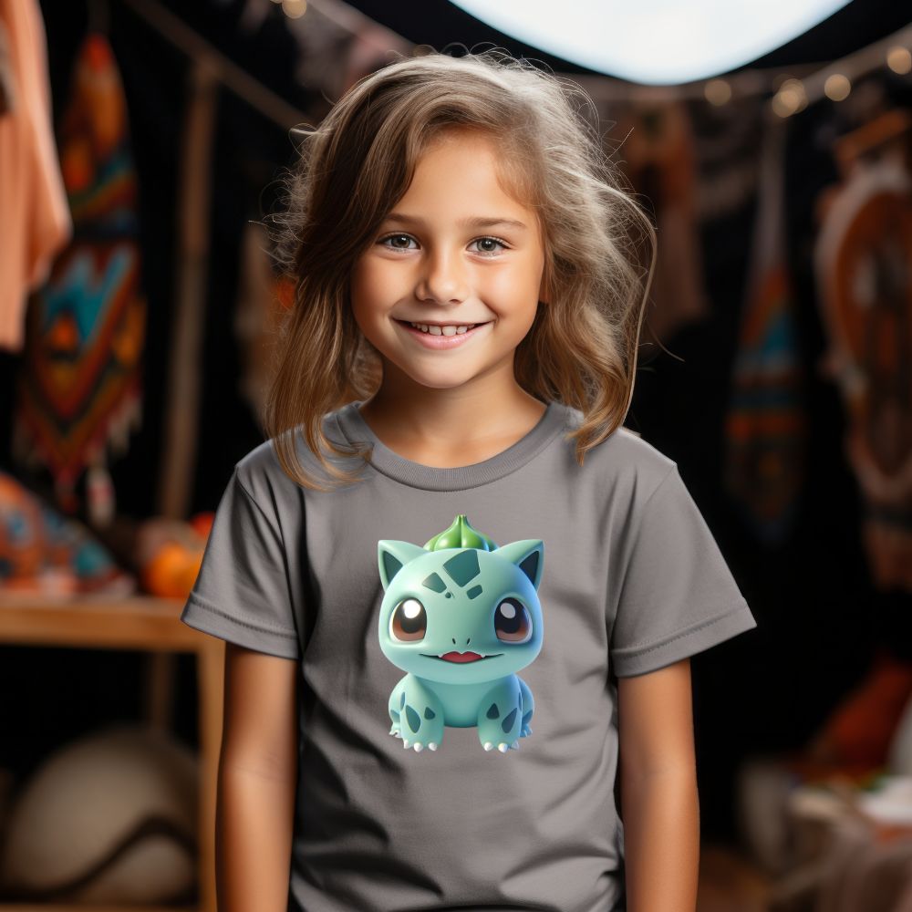 Camiseta Infanto Juvenil Personagens Pikachu Pokémon Clássico 07