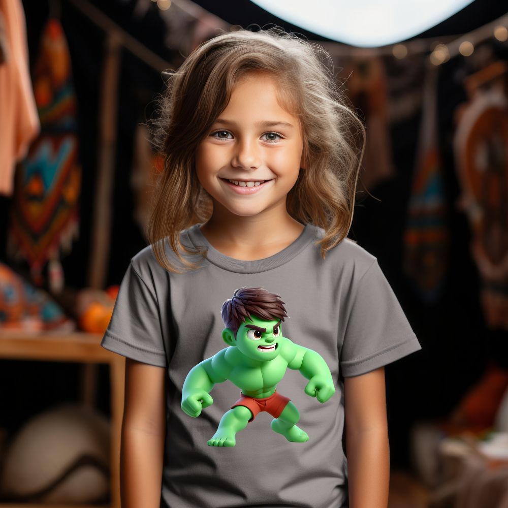 Camiseta Infanto Juvenil Personagens Hulk Mini Heróis-01
