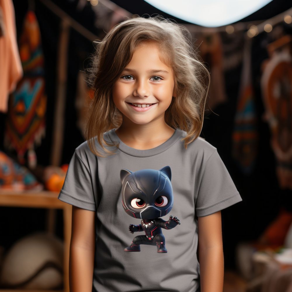 Camiseta Infanto Juvenil Personagens Pantera Negra Wakanda