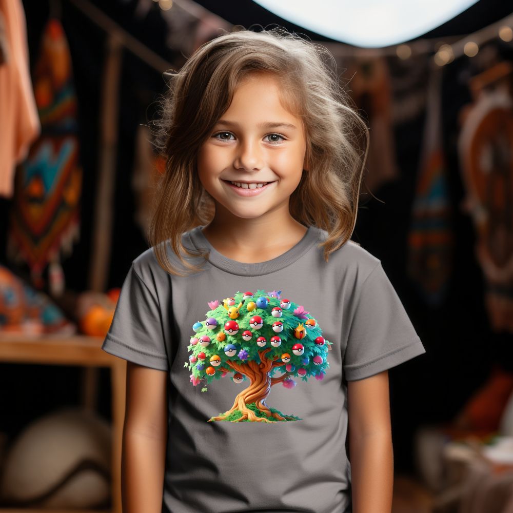 Camiseta Infanto Juvenil Personagens Anime Pokémon