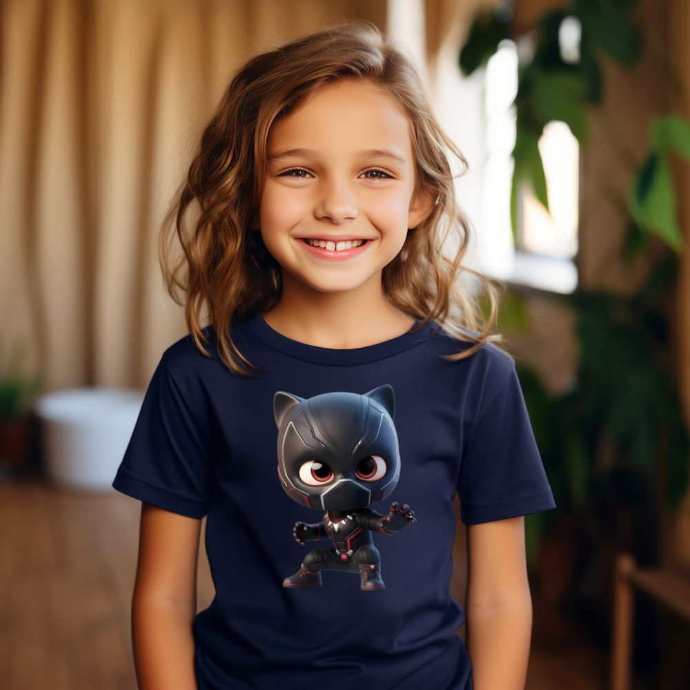 Camiseta Infanto Juvenil Personagens Pantera Negra Wakanda