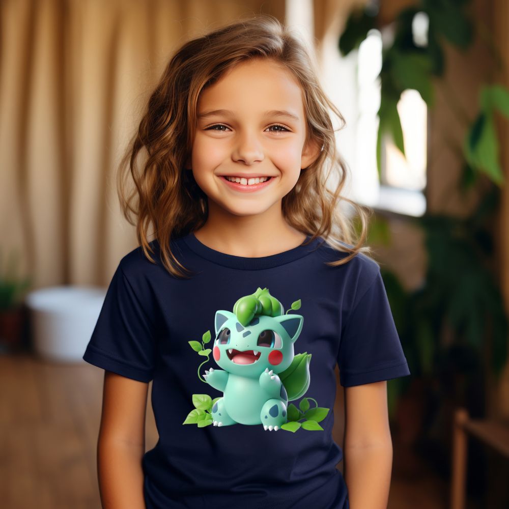 Camiseta Infanto Juvenil Personagens Pikachu Pokémon Clássico 09