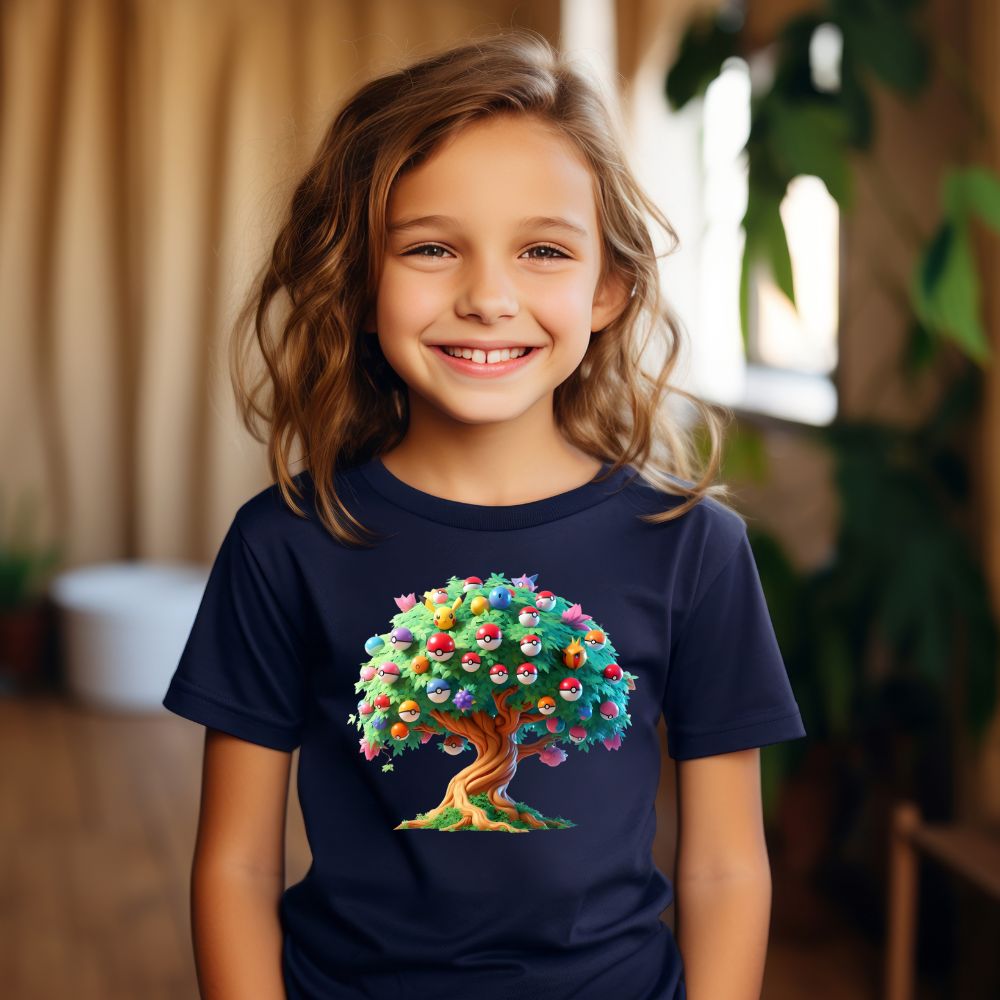 Camiseta Infanto Juvenil Personagens Anime Pokémon