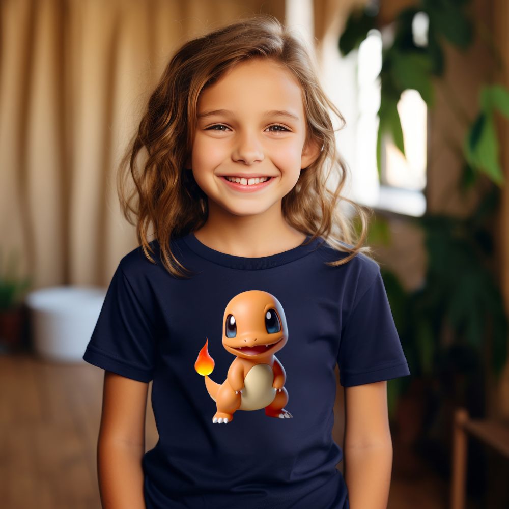 Camiseta Infanto Juvenil Personagens Pikachu Pokémon Clássico 08