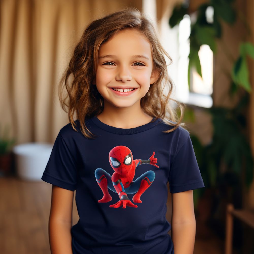 Camiseta Infanto Juvenil Personagens Infantil Camisa Homem Aranha