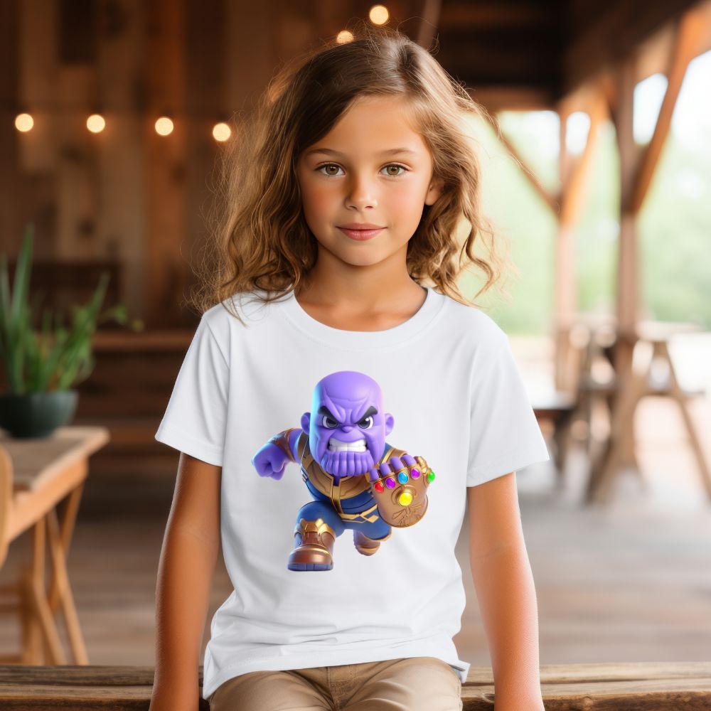 Camiseta Infanto Juvenil Personagens Thanos- 01