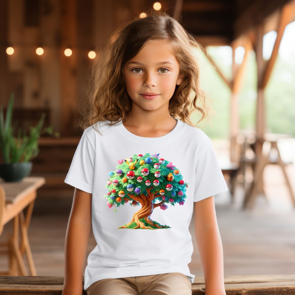 Camiseta Infanto Juvenil Personagens Anime Pokémon