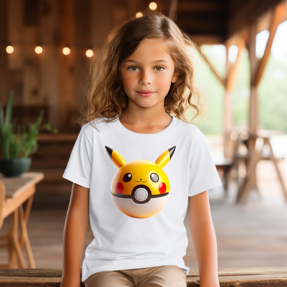 Camiseta Infanto Juvenil Personagens Anime Pokémon Games