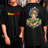 Camiseta Oversized Anime Dragon Ball Goku Personagens
