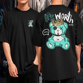 Camiseta Oversized Malha Premium Streetwear It’s Worth Trying King Bear