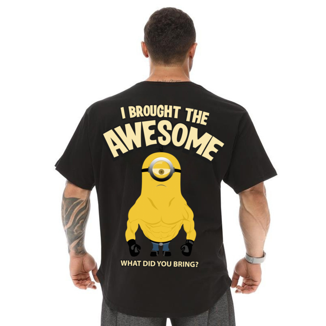 Camiseta Oversized 100% Algodão Minions Bombado Malha Grossa Premium