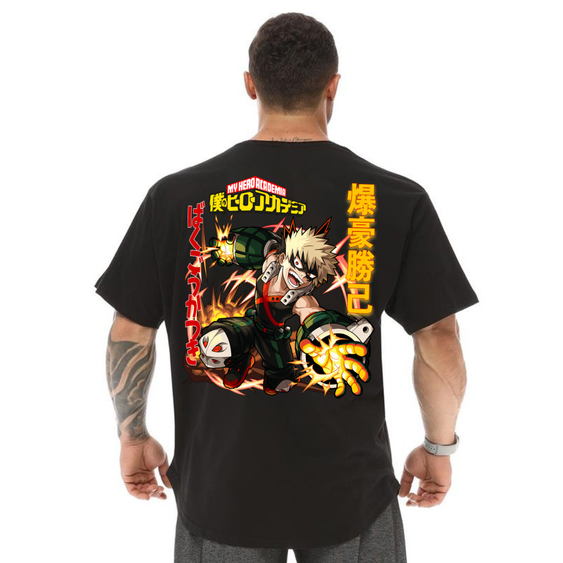 Camiseta Oversized Boku No Hero Anime Geek Blusão Largo P ao G2 100% Algodão