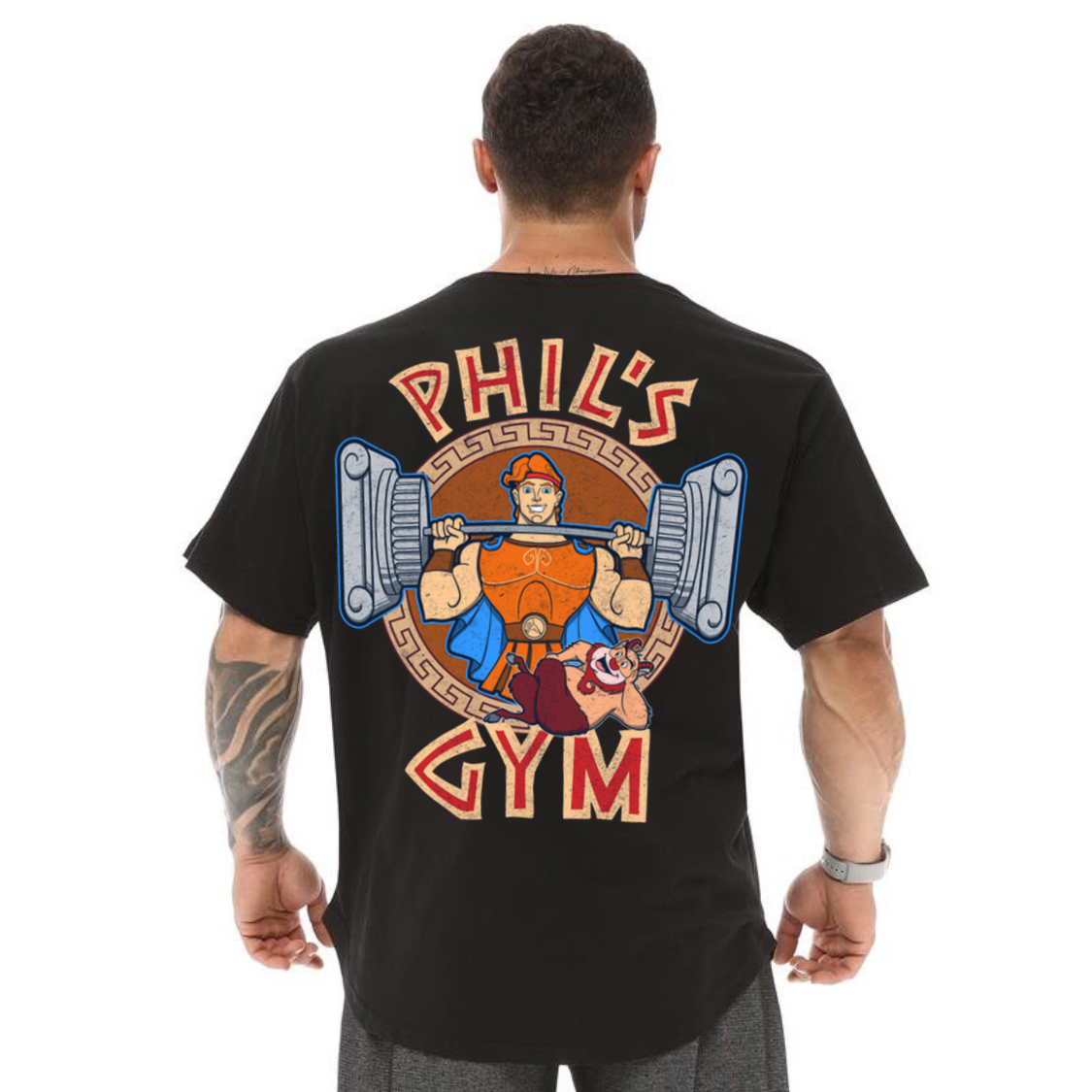 Camiseta Oversized 100% Algodão Phill Gym Blusão Grande Musculação Treino