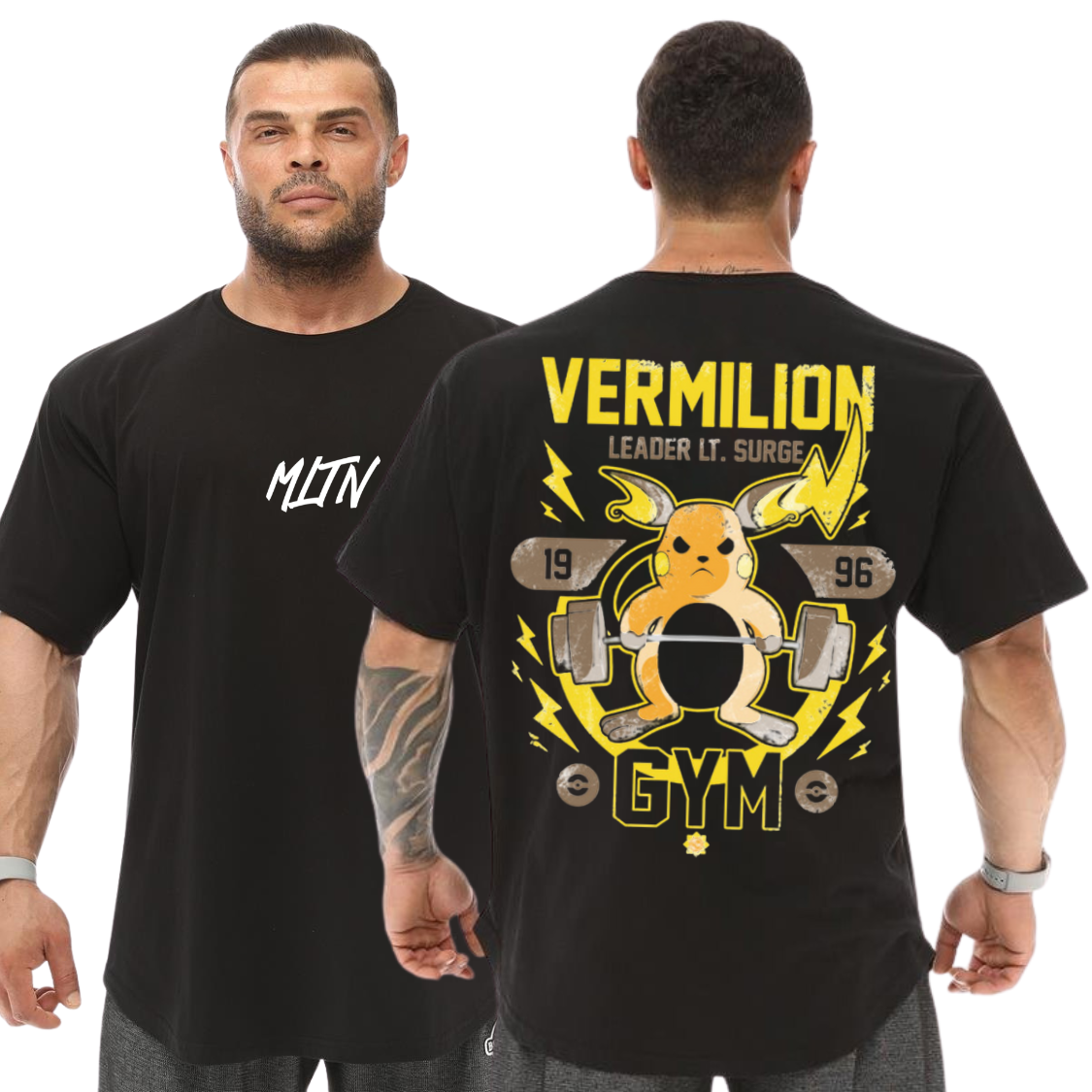Camiseta Oversized Anime Pokemon Vermellion 100% Algodão Geek Blusão Largo Malha Grossa
