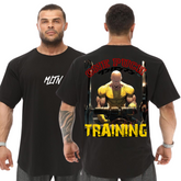 Camiseta Oversized One Punch Training Anime Saitama Malha Grossa Estampa Qualidade