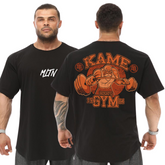 Camiseta Oversized Algodão Dragon Ball Z Mestre Kame Academia Musculação Gym