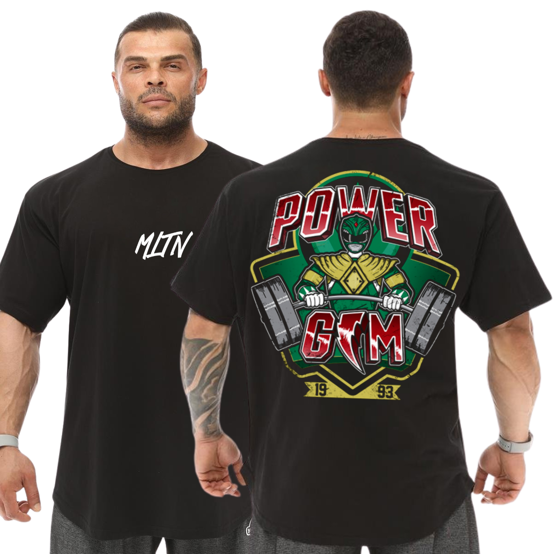 Camiseta Oversized Algodão Malha Premium Power Gym Academia Musculação Gym