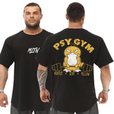 Camiseta Oversized Algodão Malha Premium Pokemon Psy Musculação Blusão Malha Grossa