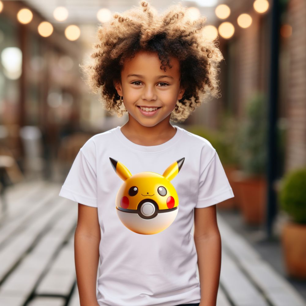 Camiseta Infanto Juvenil Personagens Anime Pokémon Games