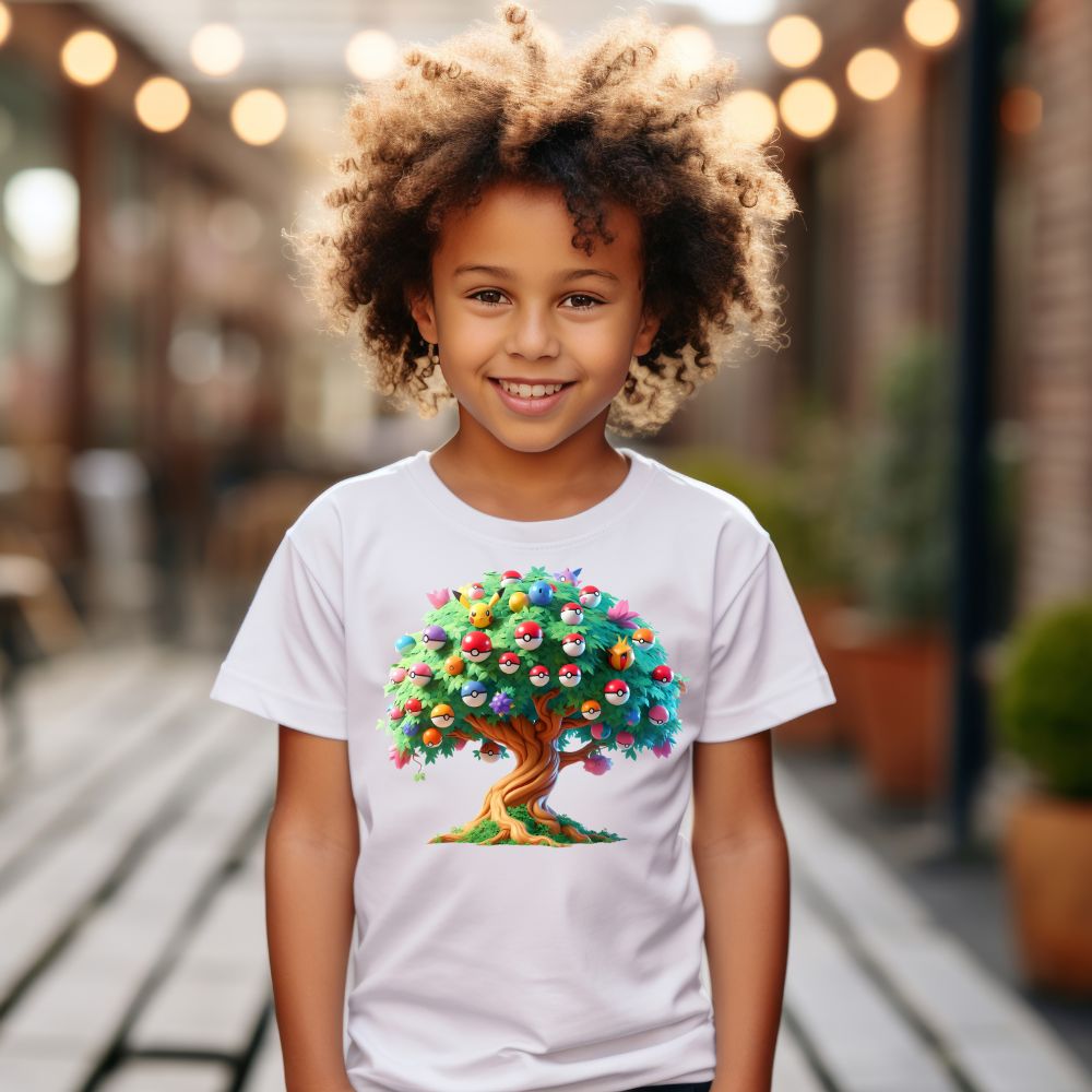 Camiseta Infanto Juvenil Personagens Anime Pokémon
