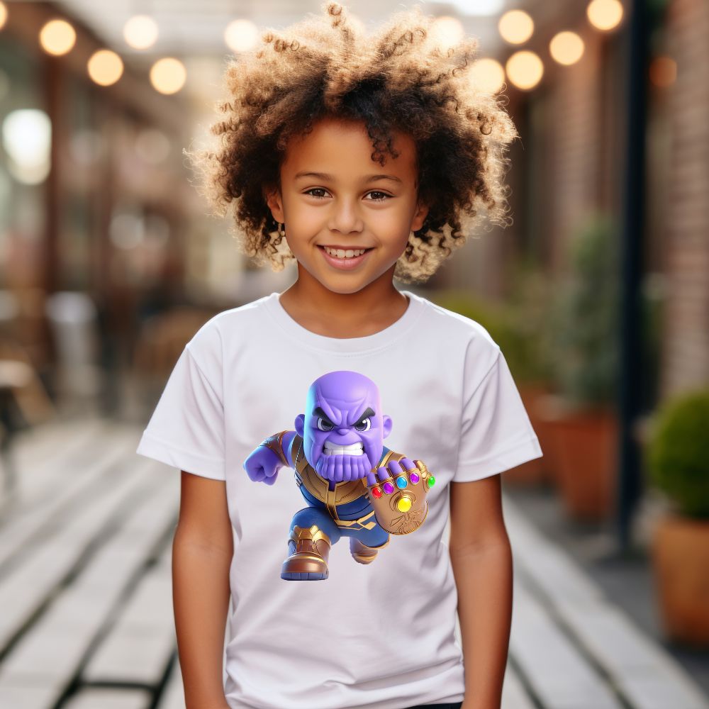 Camiseta Infanto Juvenil Personagens Thanos- 01