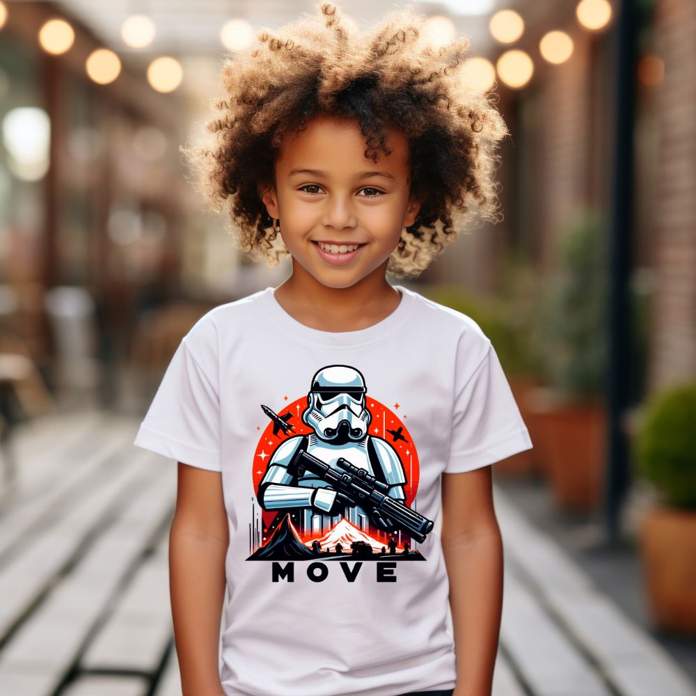 Camiseta Infanto Juvenil Personagens Star Wars Geek Serie Darth Vader Kids