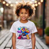 Camiseta Infanto Juvenil Personagens Thanos Vilão Personagem