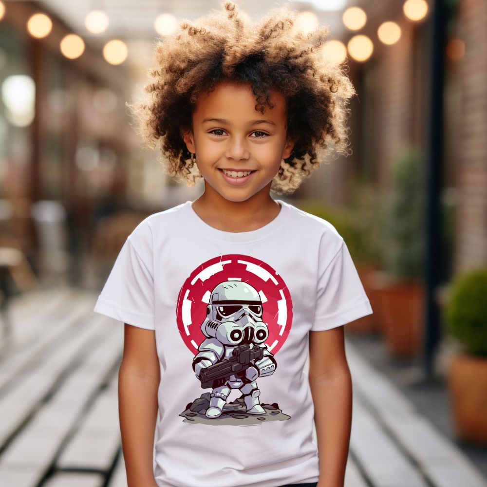 Camiseta Infanto Juvenil Personagens Star Wars Geek Serie Darth Vader 01