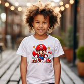 Camiseta Infanto Juvenil Personagens Super Mario World 02